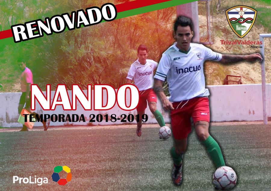 OFICIAL/ Renovación Fernando Morgado Aficionado «B» temporada 2018/2019