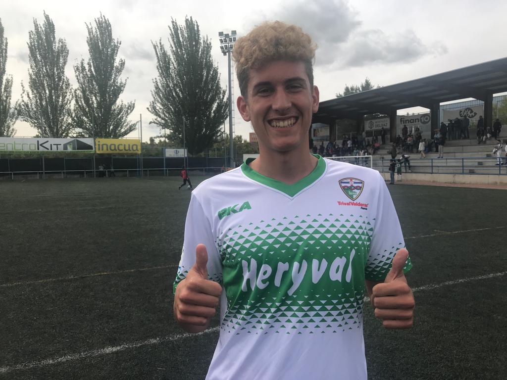 Nuestro jugador del Juvenil Nacional, Santiago García, debuta en Tercera División